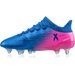 Buty piłkarskie korki X 16.1 SG Adidas - niebiesko-różowe