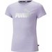 Koszulka juniorska ESS+ Logo Tee Puma - fioletowa