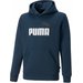 Bluza juniorska ESS+ 2 Col Big Logo Hoodie Puma - granatowy