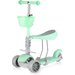 Hulajnoga trójkołowa, jeździk 5w1 Stars - miętowa