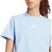 Koszulka damska Essentials 3-Stripes Adidas - blue