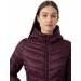 Kurtka zimowa damska 4FAW23TDJAF225 4F - ciemny fiolet