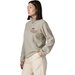 Bluza polarowa damska Lightweight Synchilla Snap-T Fleece Patagonia - Oatmeal Heather w/Moonrise Taupe