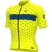 Koszulka rowerowa męska Jersey Stars ALE - żółty neon