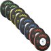 Talerze olimpijskie BTBR Set 8 szt. 10-25kg HMS