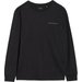Longsleeve chłopięcy TLONM421 4F - głęboka czerń