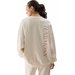 Bluza damska 4FWSS24TSWSF1055 4F - kremowy