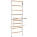 Drabinka gimnastyczna 210x80 cm z drążkiem do ćwiczeń EH-DG06 + DA31 Endorfit - biała