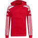 Bluza juniorska Squadra 21 Hoody Youth Adidas - czerwony