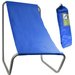 Leżak składany z pokrowcem Royokamp - niebieski