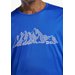 Koszulka męska Peak Graphic Jack Wolfskin - MTN vibrant blue