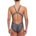 Strój kąpielowy damski Fastback One Piece Nike Swim - czarny/wzory