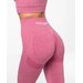 Legginsy bezszwowe damskie Allure Carpatree - Pink Melange
