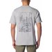 Koszulka męska Rockaway River Back Graphic SS Tee Columbia - szara