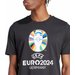 Koszulka męska Euro24 Adidas - Black