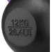 Kettlebell żeliwny 12kg Gymtek