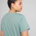 Koszulka damska ESS No. 1 Logo Heather Tee Puma - Green Moon