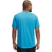Koszulka męska Tech Print Fill SS Under Armour - Ether Blue/Black