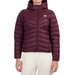 Kurtka puchowa damska F0924 4F - burgund