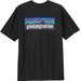 Koszulka męska P-6 Logo Responsibili Tee Patagonia - black
