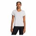 Koszulka damska Tech Twist V-Neck Under Armour - biała