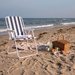 Krzesło ogrodowe, turystyczne, plażowe Marina Outtec - paski