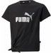 Koszulka juniorska ESS+ Logo Knotted Tee Puma - czarna