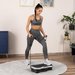 Platforma wibracyjna z pilotem Gymtek - srebrna