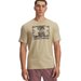 Koszulka męska ABC Camo Boxed Logo SS Under Armour - Field Khaki/Timberwolf Taupe