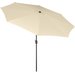 Parasol ogrodowy duży Circo 300cm Luverno - beżowy