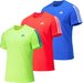 Koszulki męskie AeroReady 3 Stripes 3szt. Adidas - limonkowa/pomarańczowa/niebieska