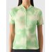 Koszulka rowerowa damska 4FSS24TFTSF489 4F - jasna zieleń allover