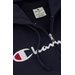 Bluza męska Full Zip Hoodie Big Logo Champion - Dark Blue