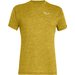 Koszulka męska Puez Melange Dry S/S Tee Salewa - olive oil melange