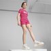 Koszulka juniorska ESS+ Logo Tee Puma - różowa