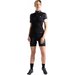Koszulka rowerowa damska Follow Through Dare2B - Black/Black Dash Animal