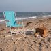 Krzesło ogrodowe, turystyczne, plażowe Marina Outtec - niebieskie
