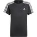 Koszulka juniorska Designed 2 Move 3-Stripes Tee Adidas - czarna