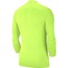 Longsleeve termoaktywny juniorski Dry Park First Layer Nike - neon green