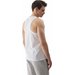 Bezrękawnik, tank top męski 4FWSS24TSLEM076 4F - biały