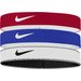 Opaski do włosów Flex Classic Wide Headbands 3szt. Nike - university red/game royal/white
