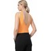 Bezrękawnik, crop-top damski 4FSS23TTSHF716 4F - pomarańczowy