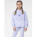 Bluza dziewczęca 4FJSS23TSWSF218 4F - fioletowa