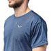Koszulka męska Puez Melange Dry S/S Tee Salewa - faded green melange