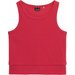 Koszulka damska, crop top H4L22 TSD036 4F - czerwona