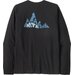 Longsleeve męski Berm Logo Responsibili-Tee Patagonia - Black