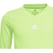 Longsleeve juniorski Team Base Adidas - limonkowy