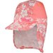 Czapka juniorska Protect Regatta - shell pink hibiscus/pink
