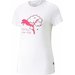 Koszulka damska Graphics Valentine Tee Puma - biała