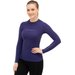 Longsleeve termoaktywny damski 3D Pro Brubeck - fioletowy